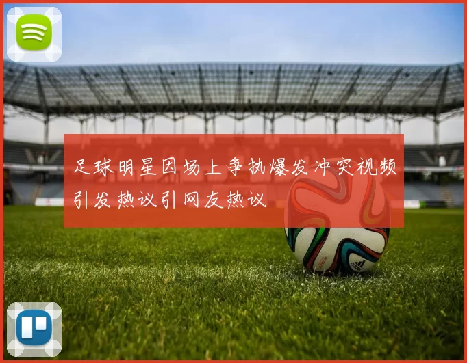 足球明星因场上争执爆发冲突视频引发热议引网友热议